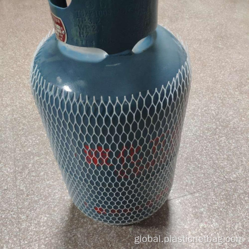 Plastics Steel Cylinder Protective Mesh Sleeve Mesh Cylinder Plastic Net Protect Sleeved Net Supplier